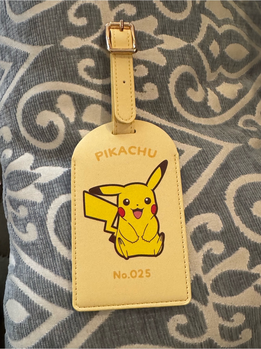 Nintendo Pikachu Yellow ID Luggage Tag